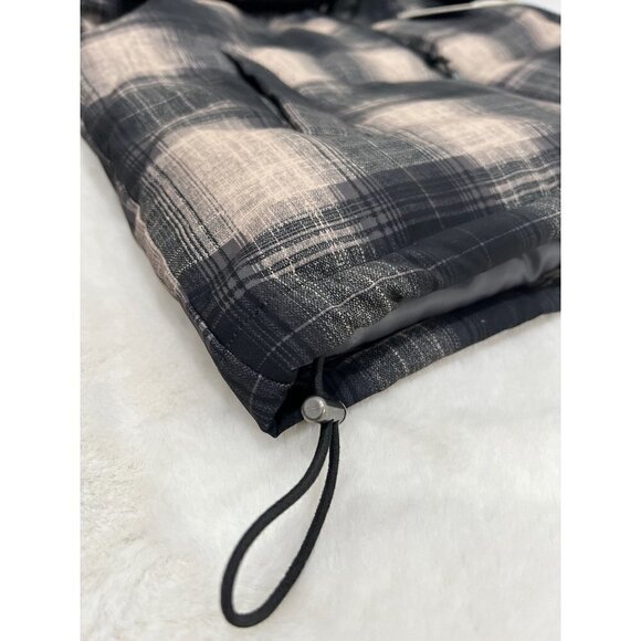 NWT Boundless North Size S Plaid Puffer Jacket Brown MSRP $128 - Picture 14 of 14